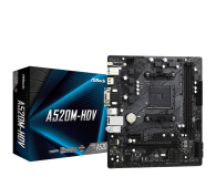 ASROCK Płyta główna A520M-HDV AM4 2DDR4 HDMI/DVI/VGA M.2 mATX - 613680 - zdjęcie 1